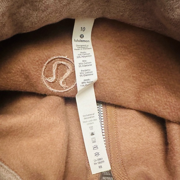 Lululemon Radiant Jacket II Heathered Spanish Oak NWT Womens 10 EXPIRED Sweater! - Picture 8 of 9